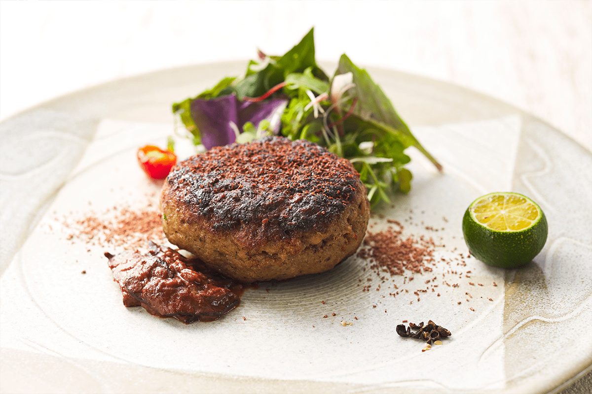 貴重な今帰仁アグーを100%使用した今帰仁アグーハンバーグ