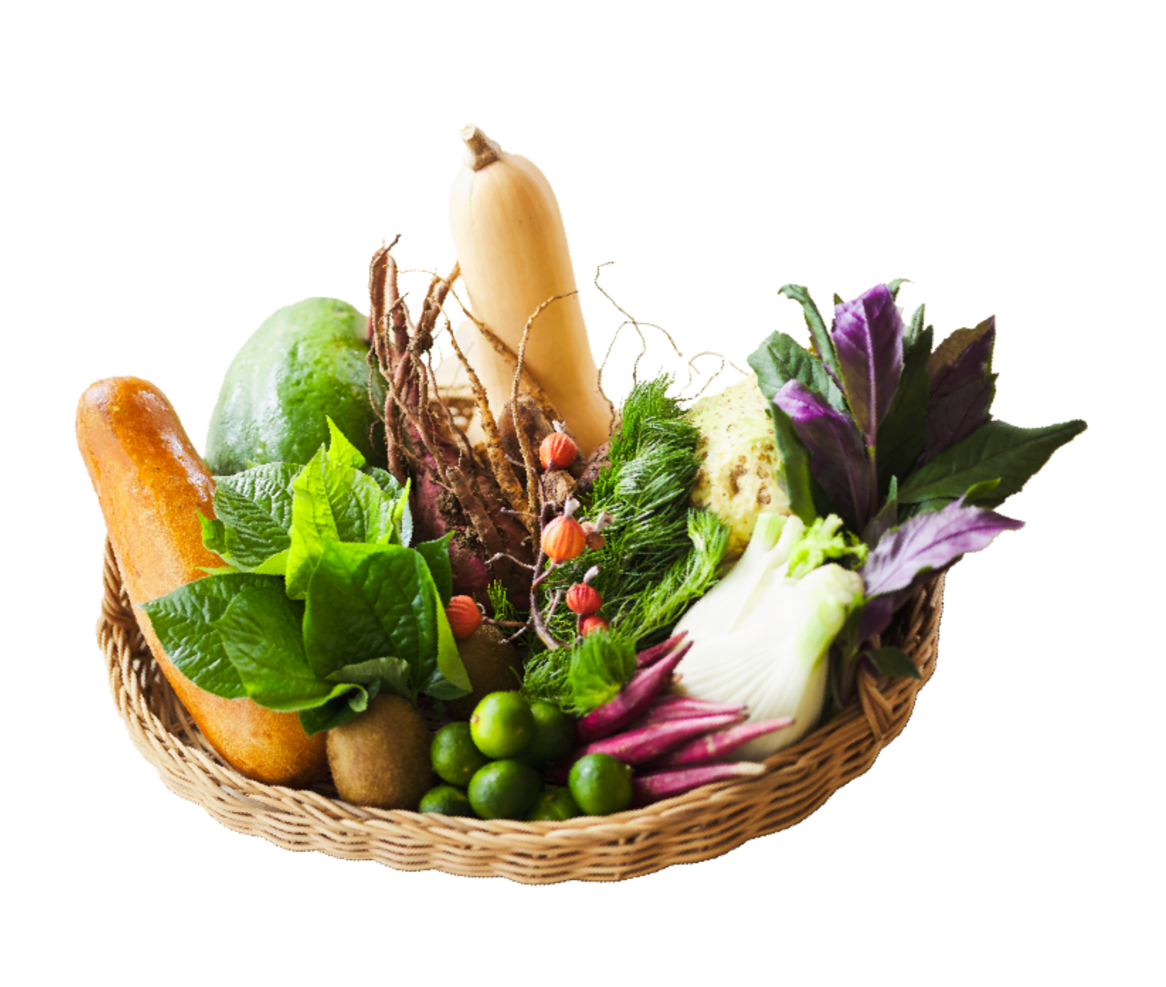 沖縄で採れた希少な野菜たち