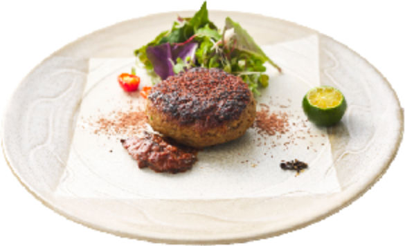 貴重な今帰仁アグーを100%使用した今帰仁アグーハンバーグ