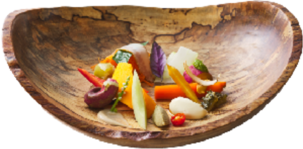 見た目も楽しめる華やかな前菜